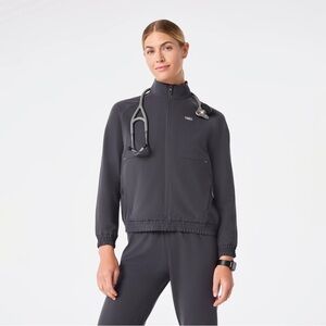 Figs Women's Black Sydney Scrub Jacket